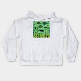 Fishy Greens Kids Hoodie